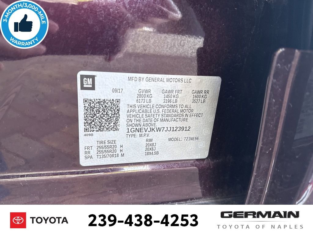 Used 2018 Chevrolet Traverse Premier image 25