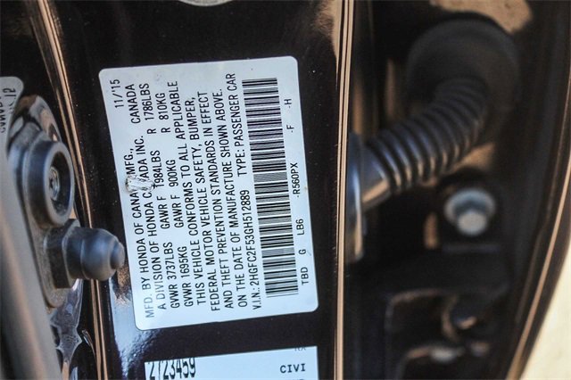 Used 2016 Honda Civic LX image 41