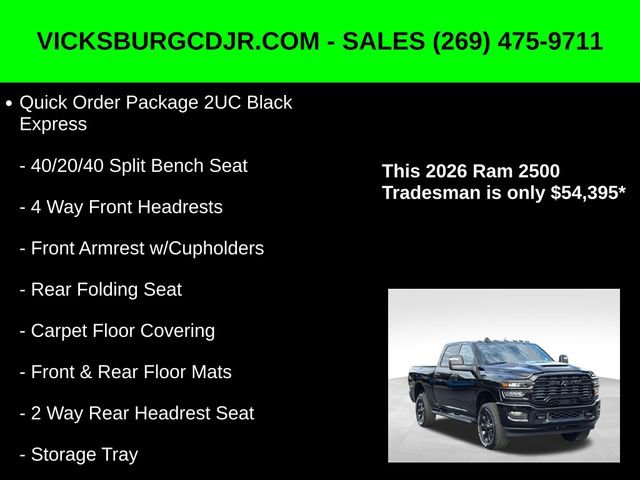 New 2026 RAM 2500 Tradesman image 11