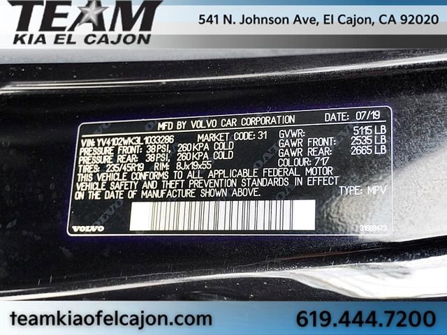 Used 2020 Volvo V60 T5 Cross Country image 35