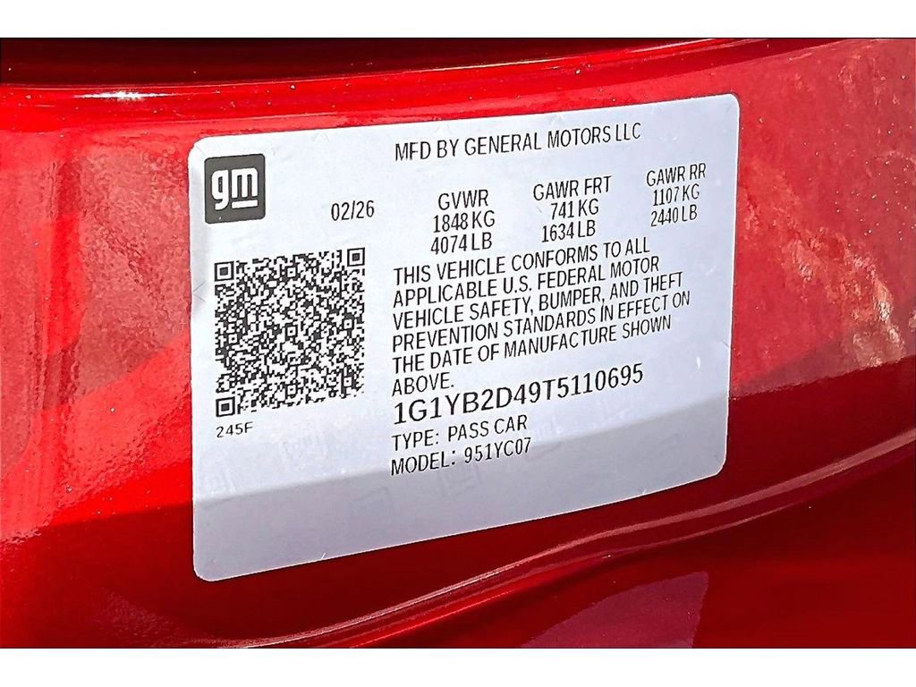 New 2026 Chevrolet Corvette 2LT image 13