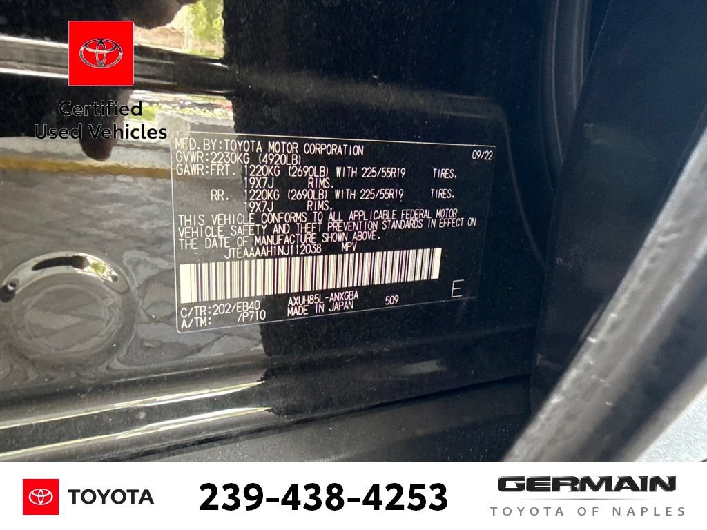 Used 2022 Toyota Venza XLE AWD/4WD image 22