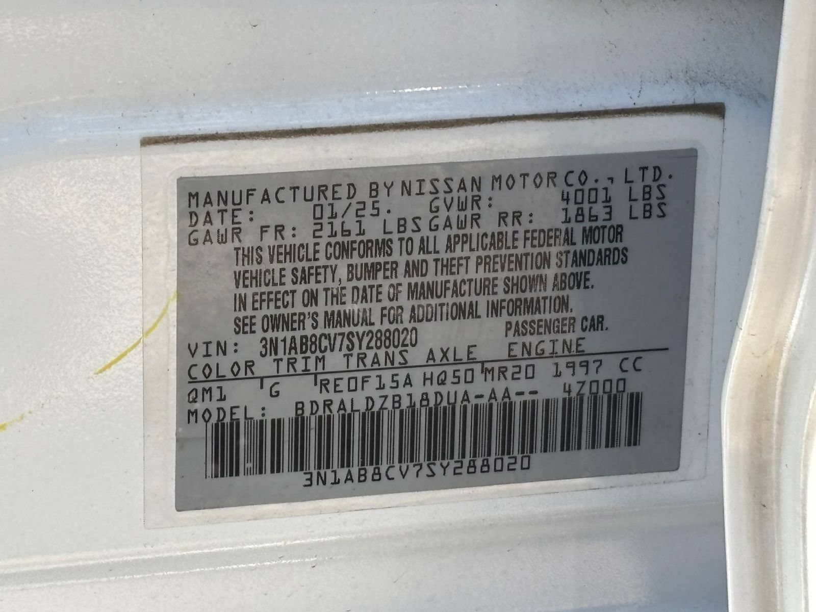 Used 2025 Nissan Sentra SV FWD image 20