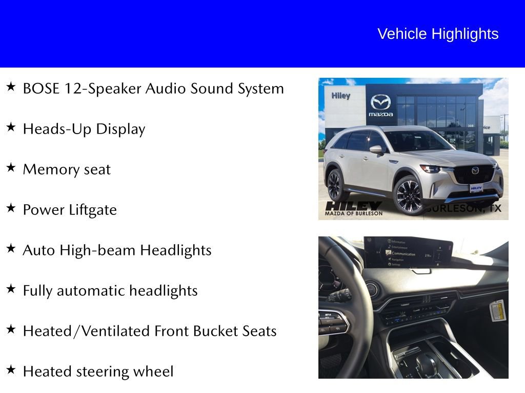 New 2026 MAZDA CX-90 Plug-In Hybrid w/ Premium Plus image 9