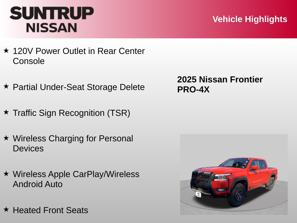 Used 2025 Nissan Frontier PRO-4X w/ Pro Premium Package AWD/4WD image 31