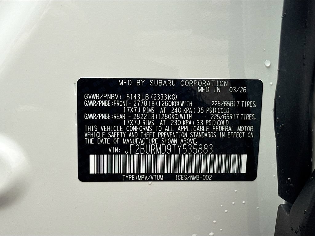 New 2026 Subaru Outback Wilderness AWD/4WD image 30