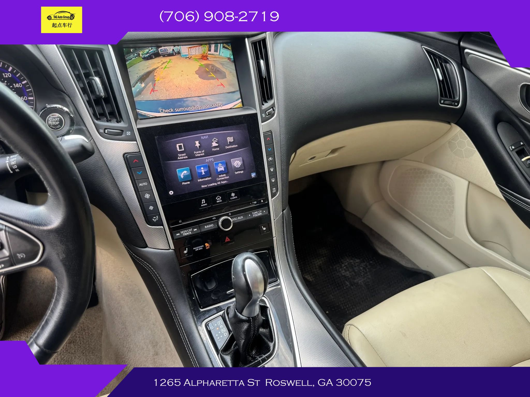 Used 2015 INFINITI Q50 Premium w/ Navigation Package RWD image 15