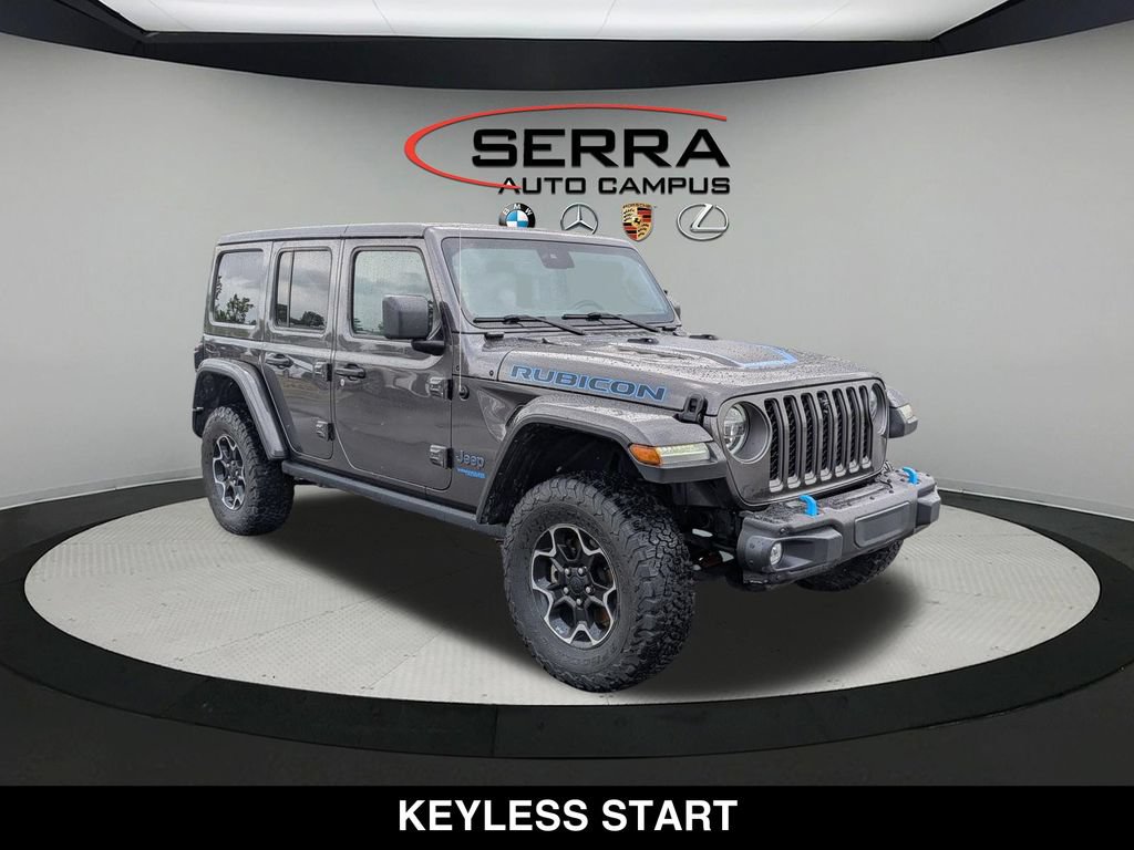 Used 2021 Jeep Wrangler Unlimited Rubicon 4xe w/ Steel Bumper Group AWD/4WD image 15