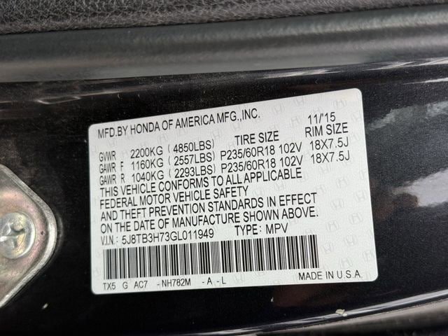 Used 2016 Acura RDX FWD w/ Advance Package image 33