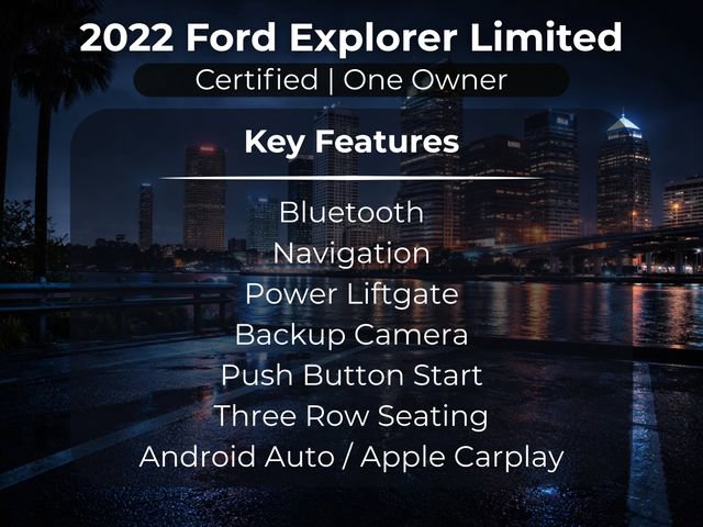 Certified 2022 Ford Explorer Limited w/ Equipment Group 301A RWD image 13