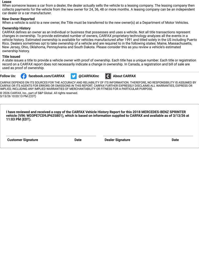 Used 2018 Mercedes-Benz Sprinter 2500 image 8