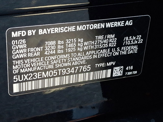 New 2026 BMW X7 xDrive40i w/ M Sport Package AWD/4WD image 20