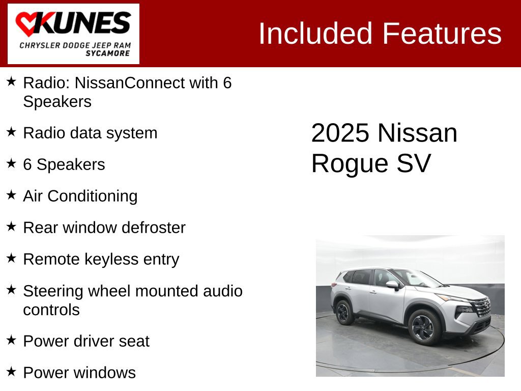 Used 2025 Nissan Rogue SV AWD/4WD image 3