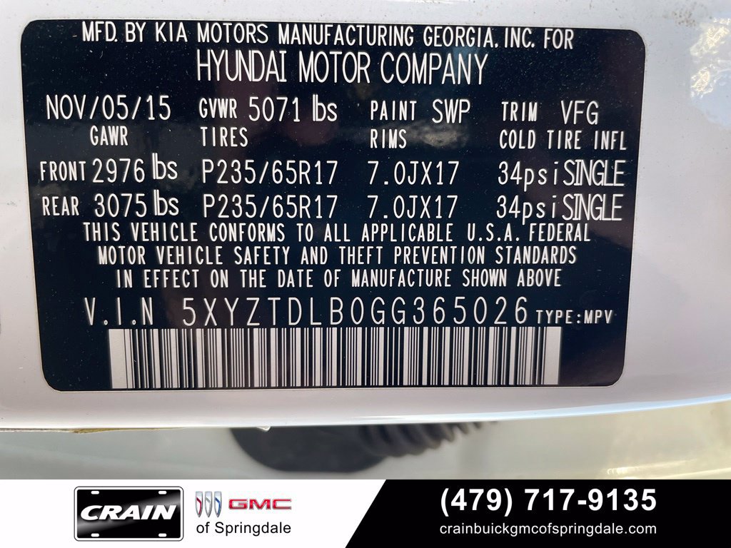 Used 2016 Hyundai Santa Fe Sport AWD/4WD image 31