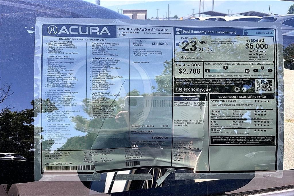 New 2026 Acura RDX A-Spec AWD/4WD image 40