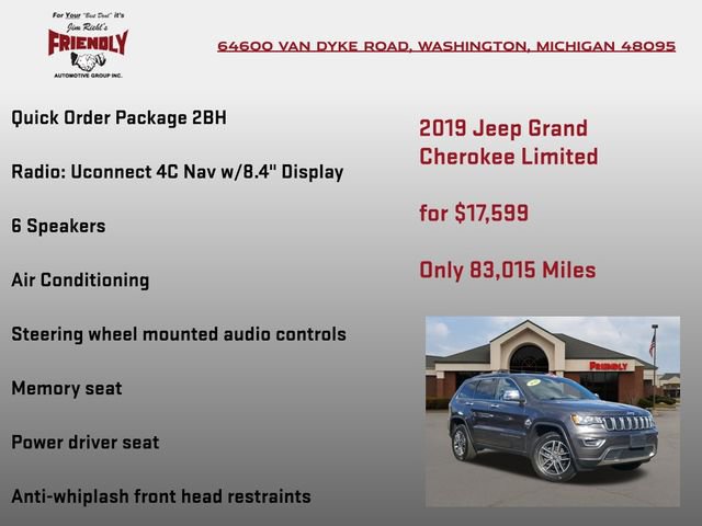 Used 2019 Jeep Grand Cherokee Limited image 5