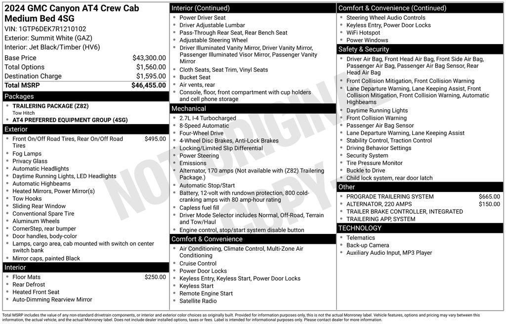 Certified 2024 GMC Canyon AT4 image 6