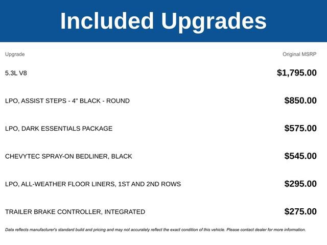 New 2026 Chevrolet Silverado 1500 Custom Trail Boss w/ LPO, Dark Essentials Package image 3
