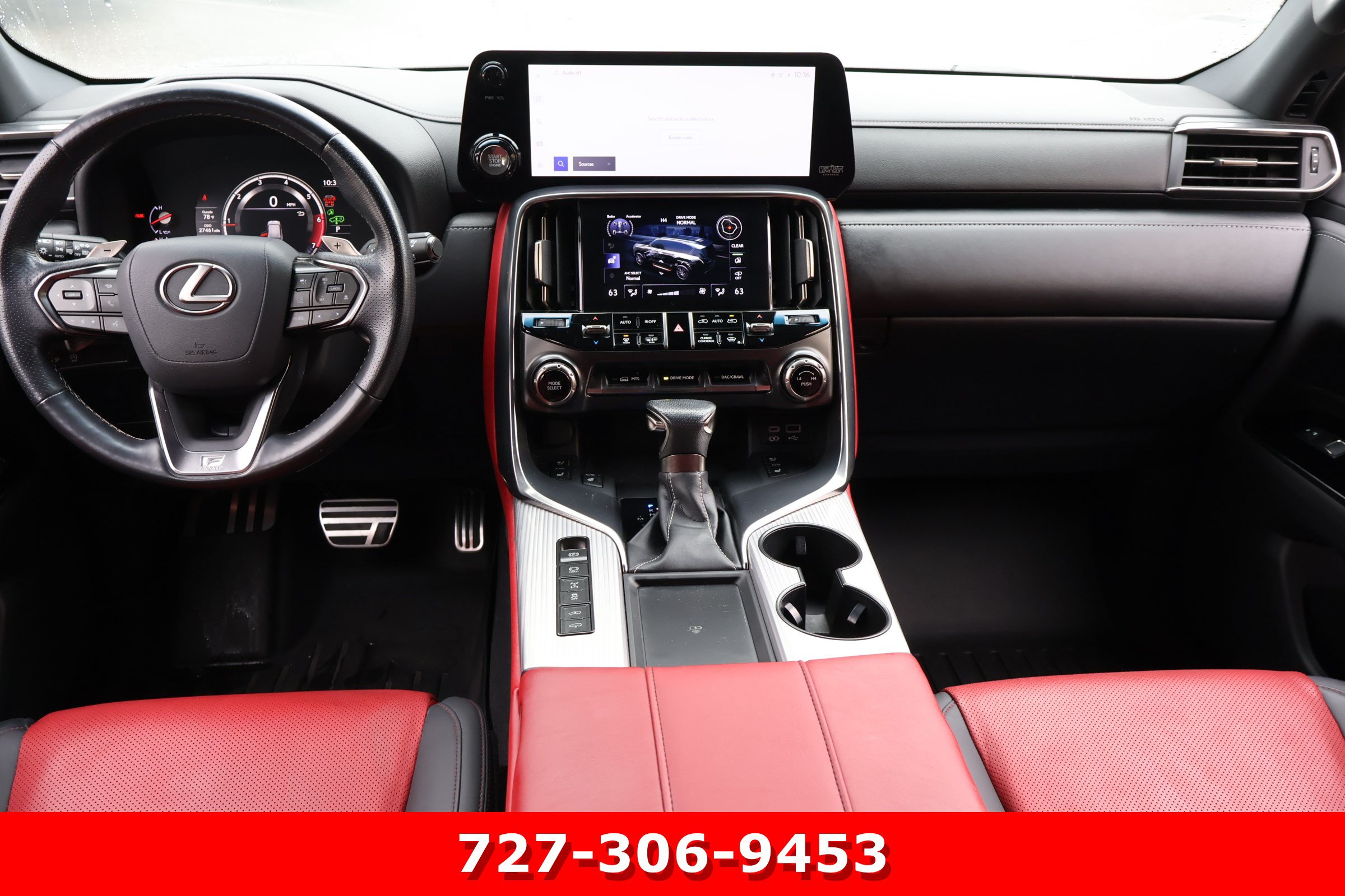 Used 2022 Lexus LX 600 F Sport w/ Accessory Package (Z1) AWD/4WD image 19