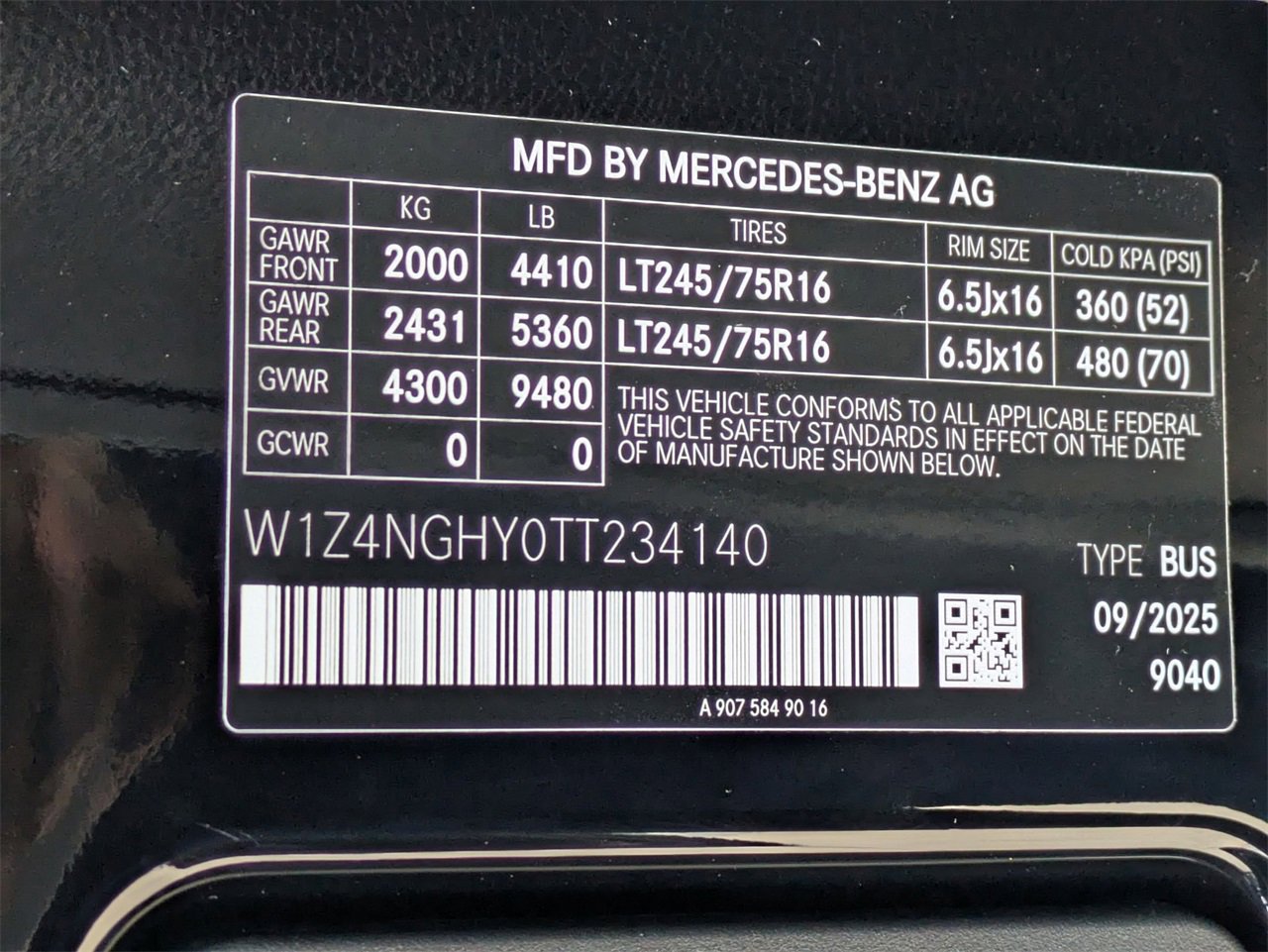 New 2026 Mercedes-Benz Sprinter 2500 image 15