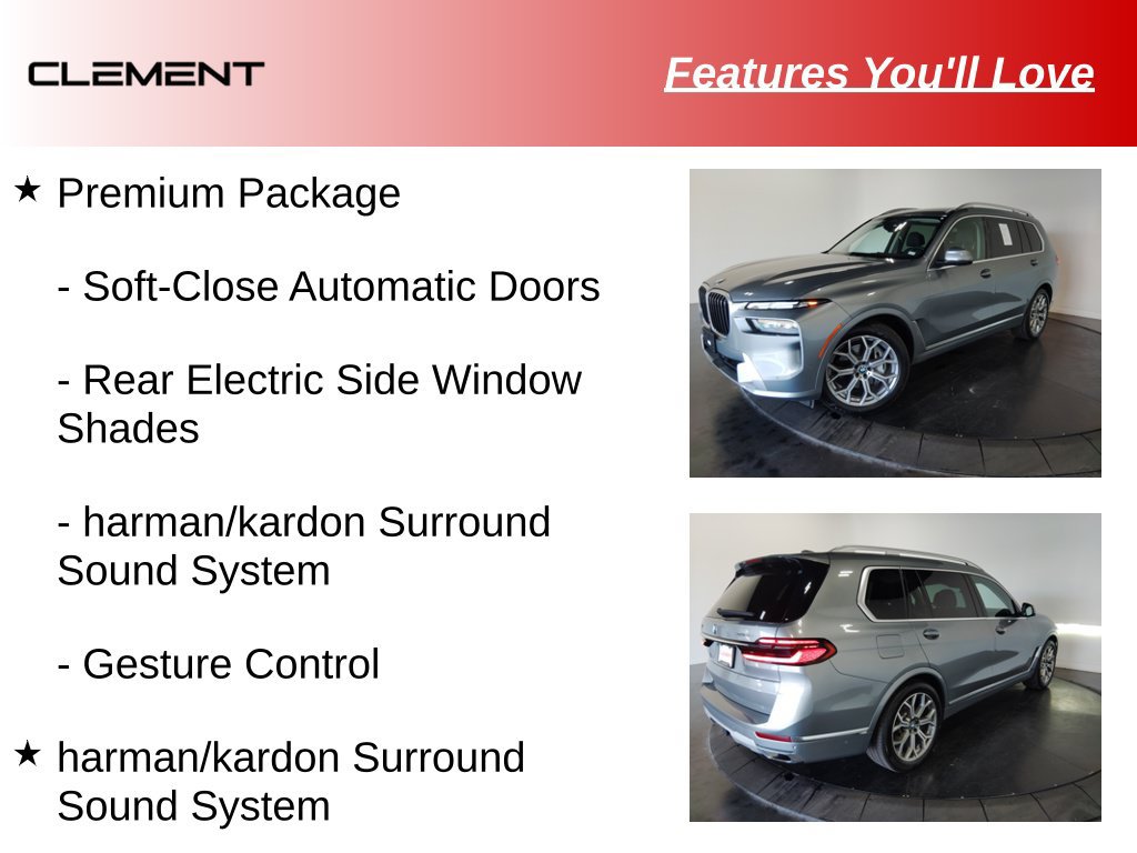 Used 2023 BMW X7 xDrive40i w/ Premium Package AWD/4WD image 19