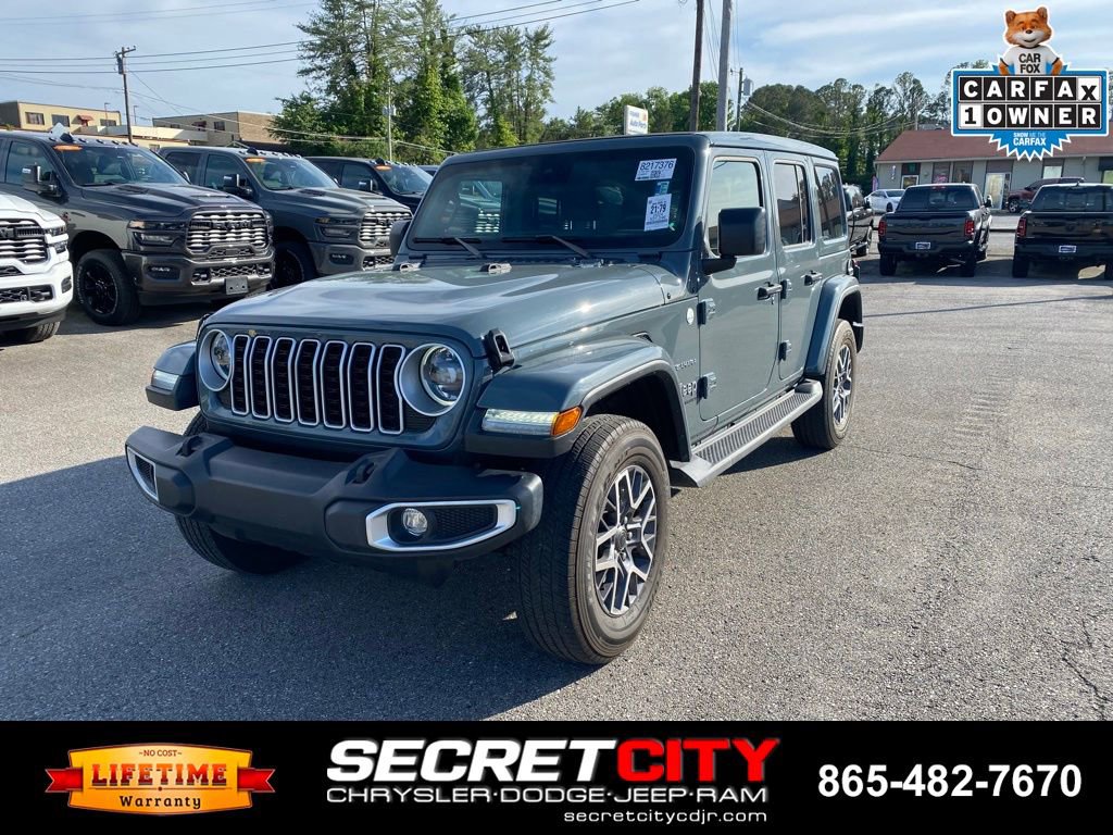 Used 2024 Jeep Wrangler Unlimited Sahara w/ Safety Group AWD/4WD image 1