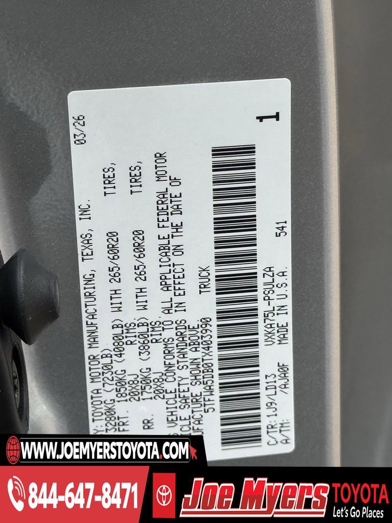 New 2026 Toyota Tundra Limited image 22