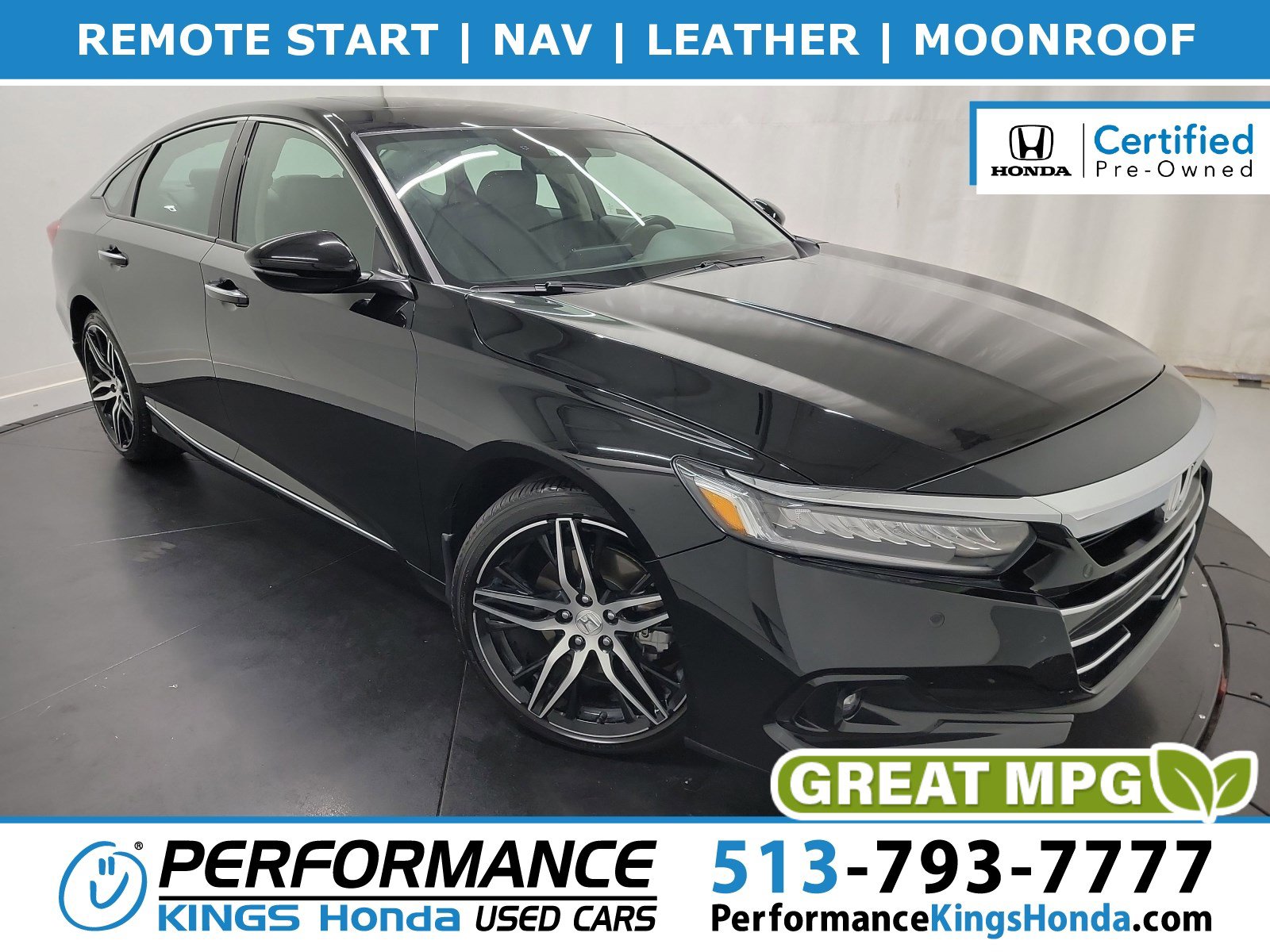 Certified 2022 Honda Accord Touring