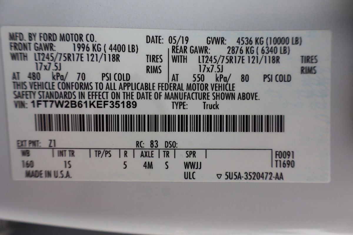Used 2019 Ford F250 XL w/ Power Equipment Group AWD/4WD image 45