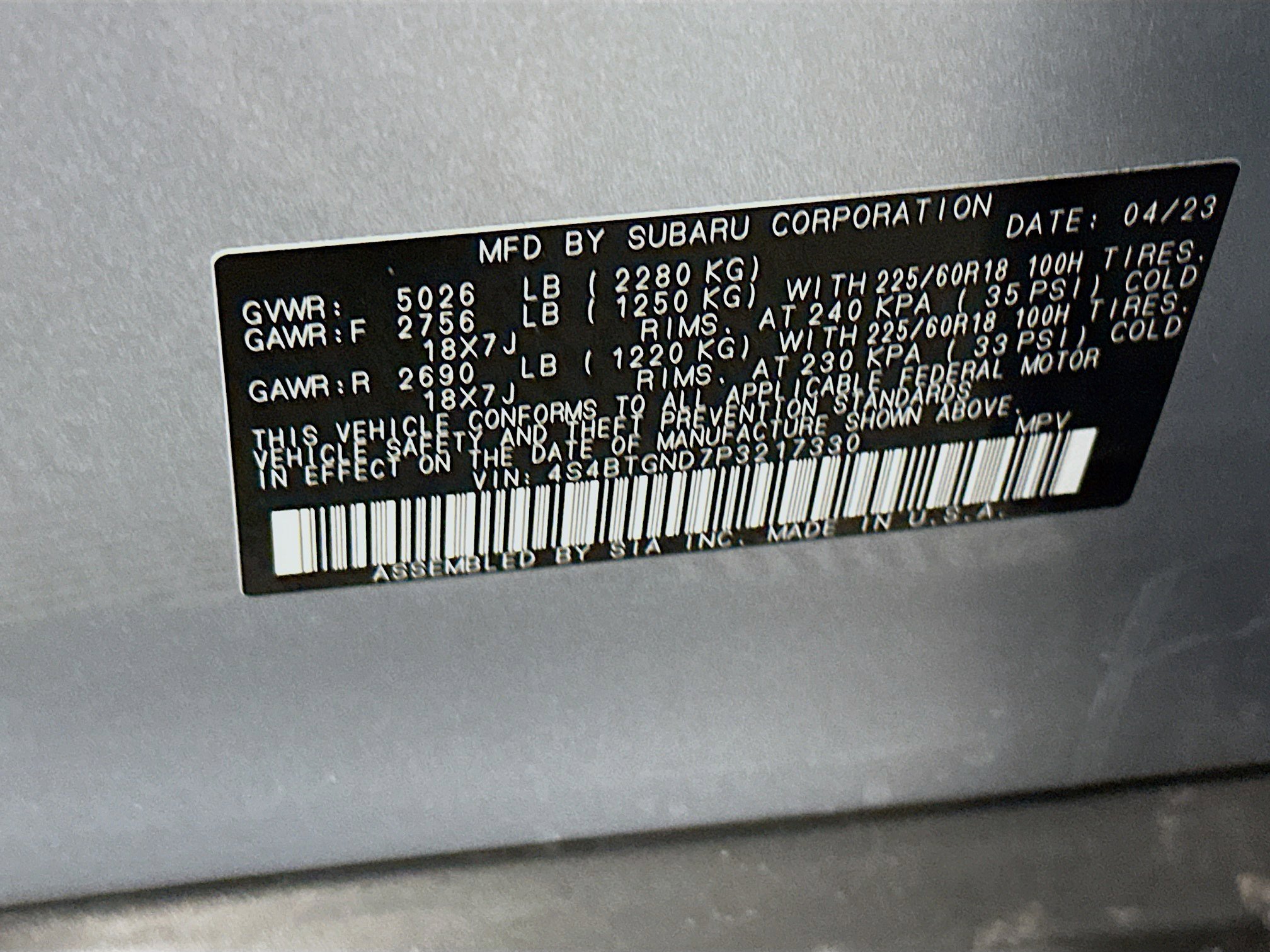 Used 2023 Subaru Outback Limited XT AWD/4WD image 12
