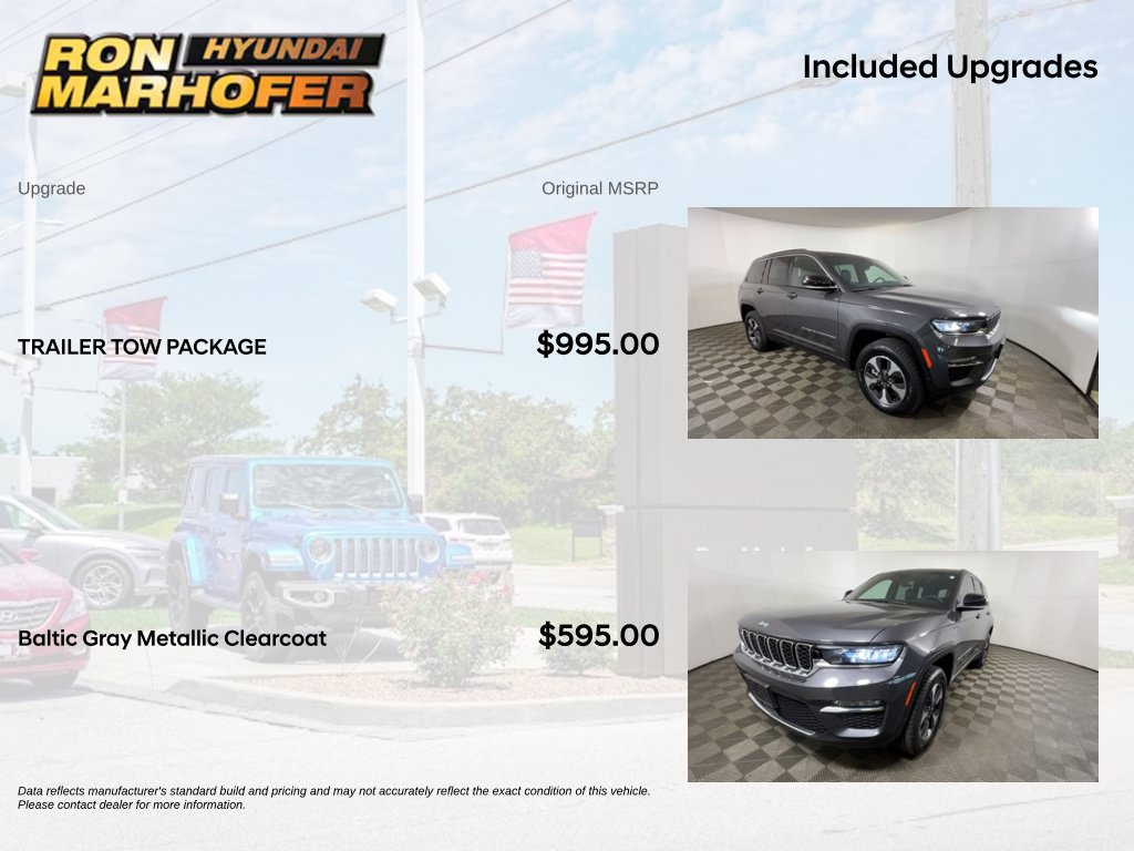 Used 2024 Jeep Grand Cherokee Limited 4xe w/ Trailer Tow Package AWD/4WD image 6