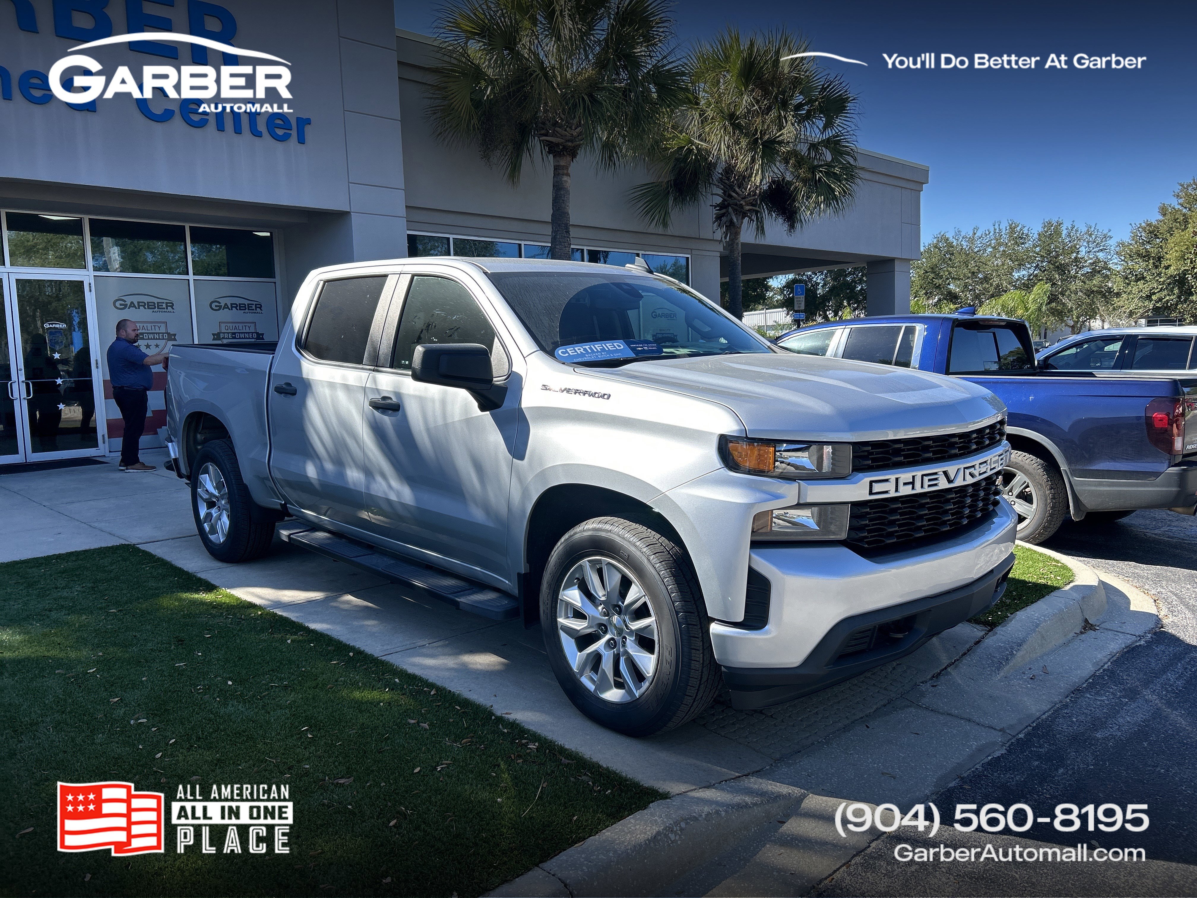 Certified 2022 Chevrolet Silverado 1500 Custom w/ Safety Confidence Package