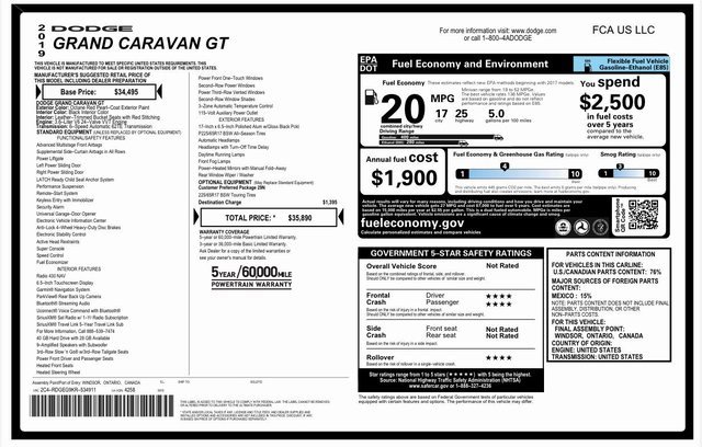 Used 2019 Dodge Grand Caravan GT image 25