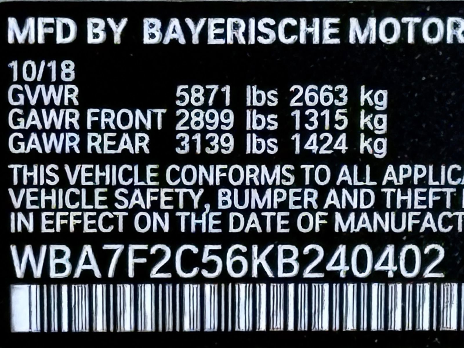 Used 2019 BMW 750i xDrive 750i xDrive w/ Executive Package image 53