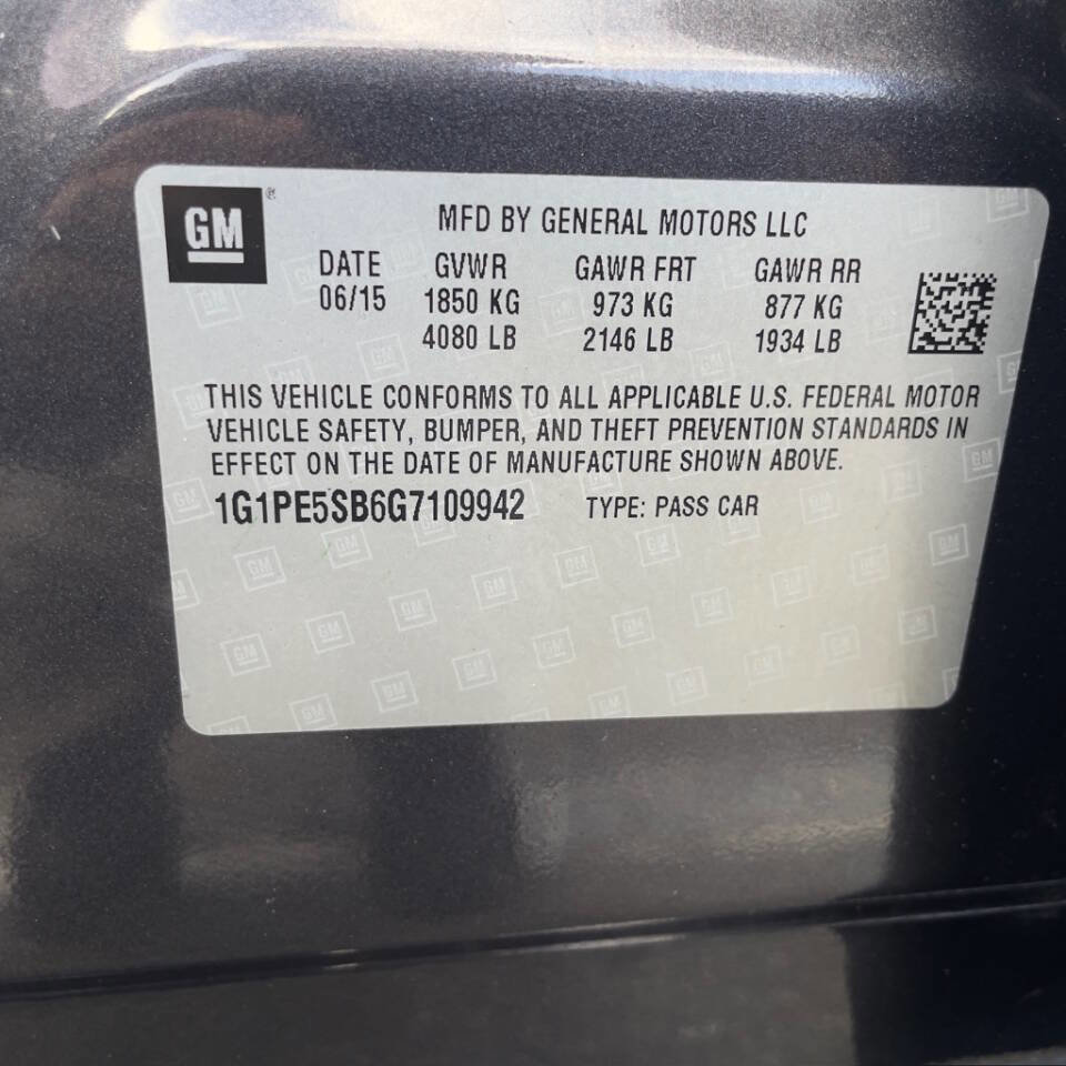 Used 2016 Chevrolet Cruze LT image 17