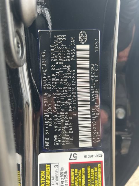 Used 2024 Toyota Camry XLE w/ Cold Weather Package AWD/4WD image 11