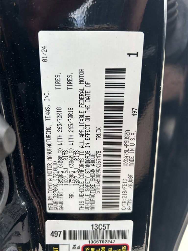 Used 2024 Toyota Tundra SR5 w/ SR5 Convenience Package image 13