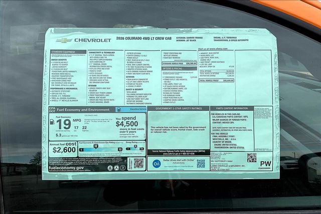 New 2026 Chevrolet Colorado LT w/ LT Convenience Package AWD/4WD image 14