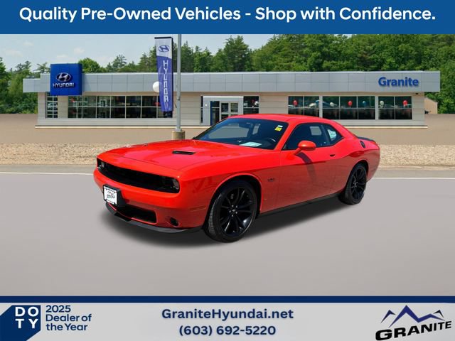 Used 2018 Dodge Challenger R/T w/ Blacktop Package RWD image 1