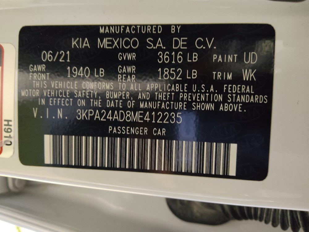Used 2021 Kia Rio LX FWD image 33