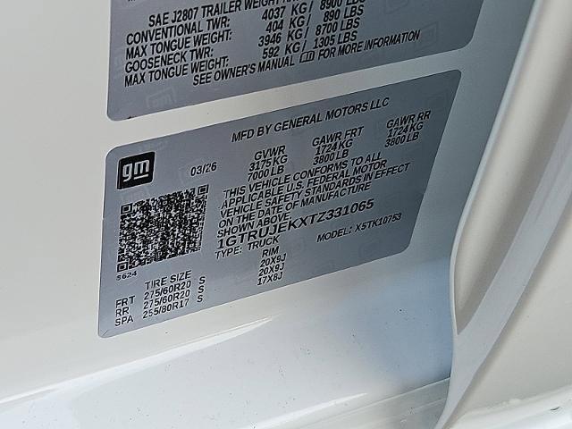 New 2026 GMC Sierra 1500 Elevation AWD/4WD image 20