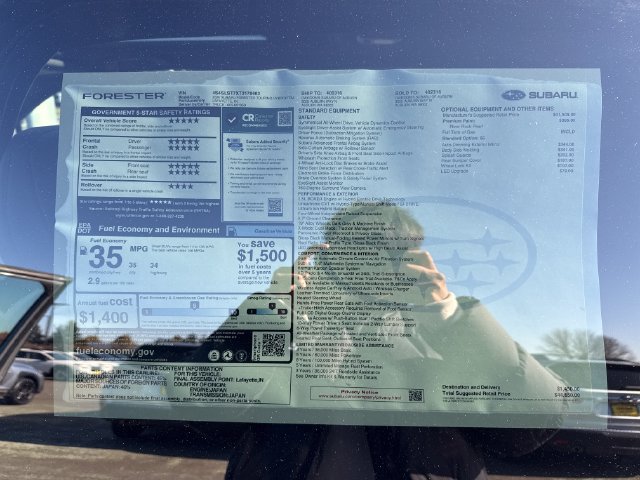 New 2026 Subaru Forester Touring AWD/4WD image 34