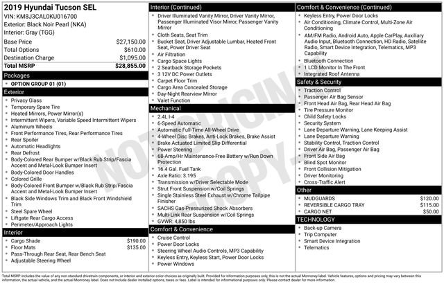 Used 2019 Hyundai Tucson SEL image 35