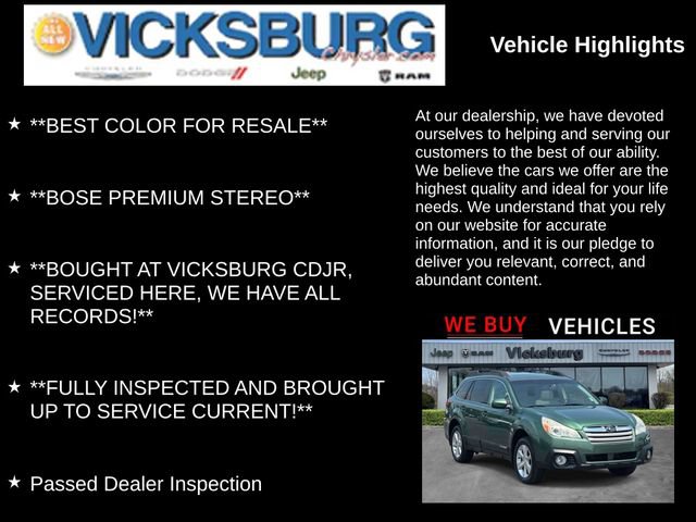Used 2014 Subaru Outback 2.5i Limited AWD/4WD image 13
