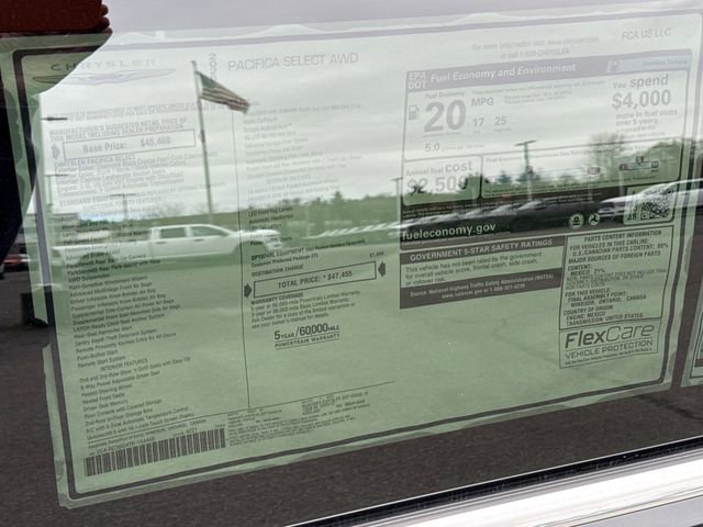 New 2026 Chrysler Pacifica Select AWD/4WD image 9