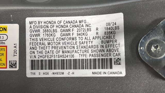 Used 2025 Honda Civic Sport image 26