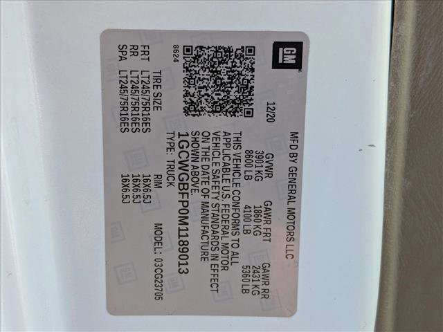 Used 2021 Chevrolet Express 2500 Extended w/ Driver Convenience Package image 22