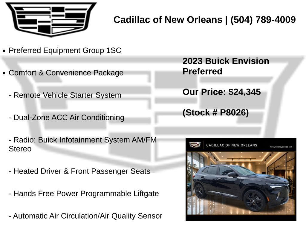 Used 2023 Buick Envision Preferred FWD image 7