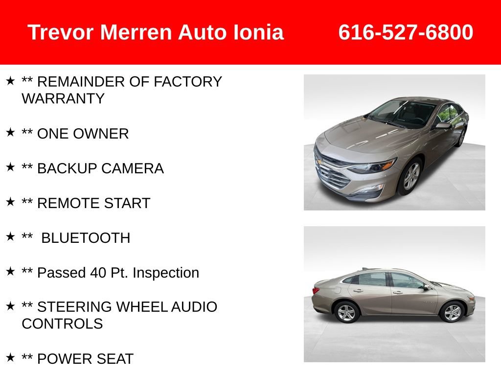 Used 2022 Chevrolet Malibu LS w/ Driver Confidence Package II FWD image 8