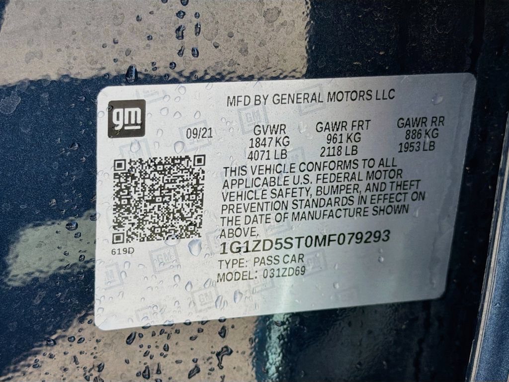 Used 2021 Chevrolet Malibu LT FWD image 34